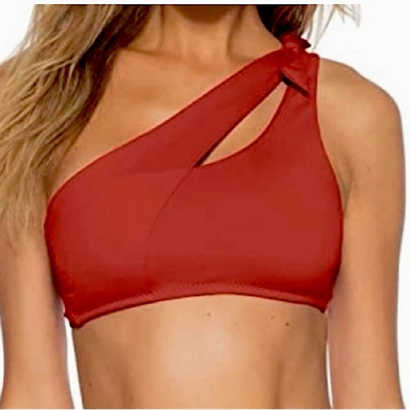 Becca Sadie One Shoulder Bikini Top - Picture 2 of 13